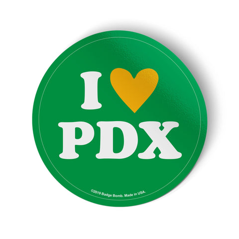 I Heart PDX Big Sticker