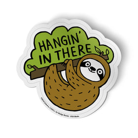 Hangin' In There Sloth Big Sticker