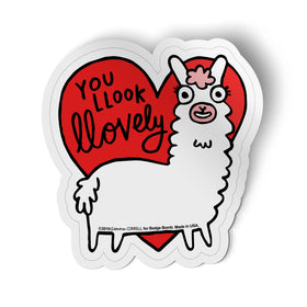 Llovely Llama Big Sticker