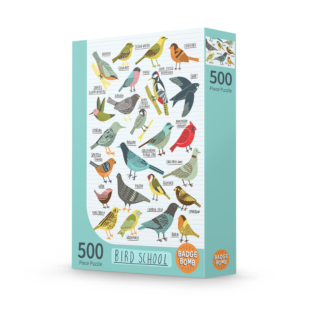 Bird School 500 Piece Puzzle