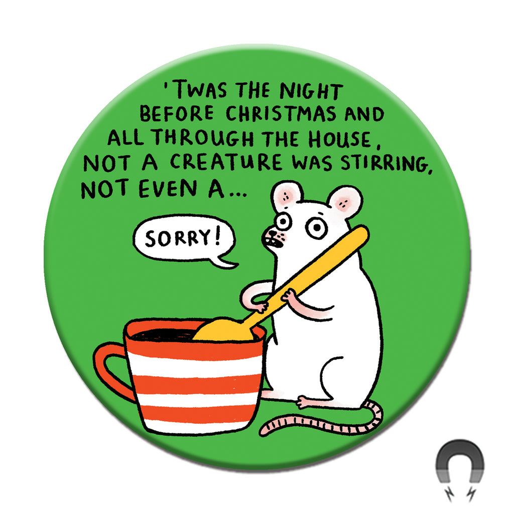 Gemma Correll - Holiday Mouse Magnet