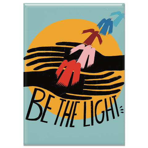 Be The Light Rectangle Magnet