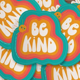 Be Kind Illustration Sticker