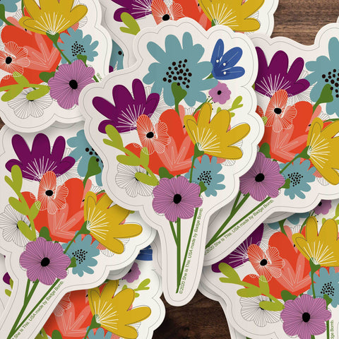 Bouquet Color in Bloom Sticker