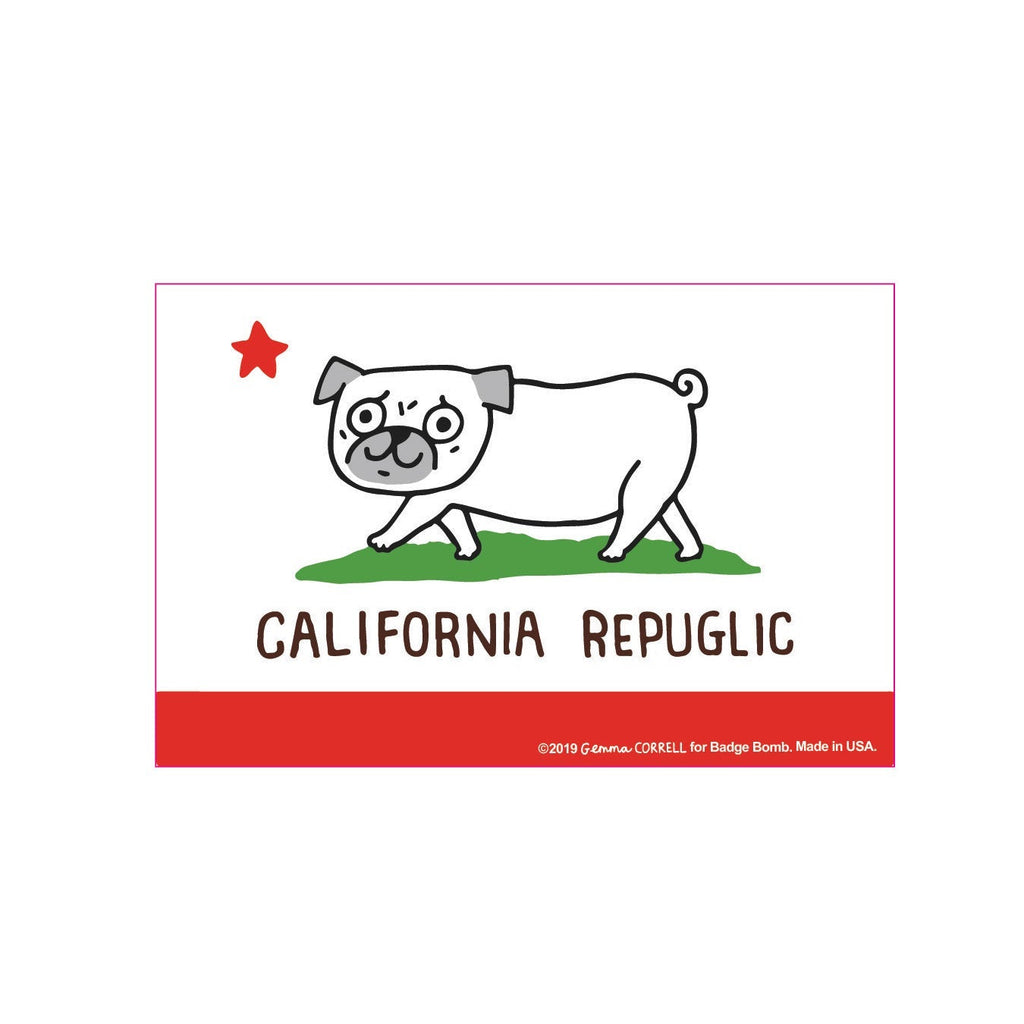California Repuglic Sticker