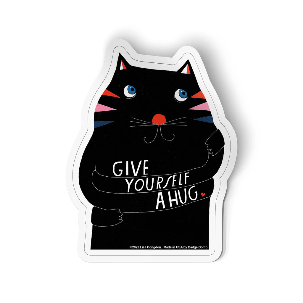 Give Yourself A Hug Sticker