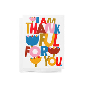 Lisa Congdon - Thankful For You A2 Card