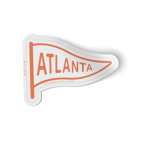 Atlanta Pennant Sticker