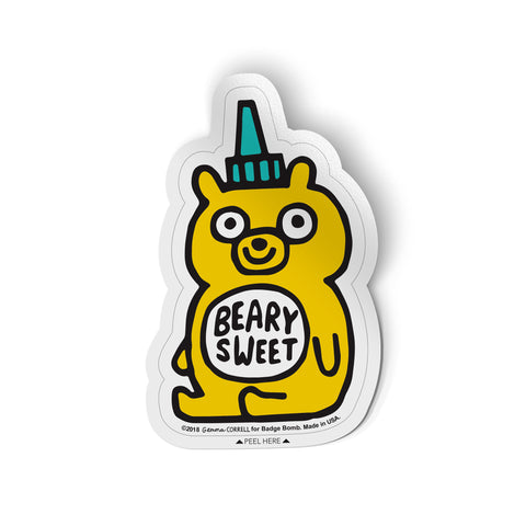 Beary Sweet Sticker by Gemma Correll