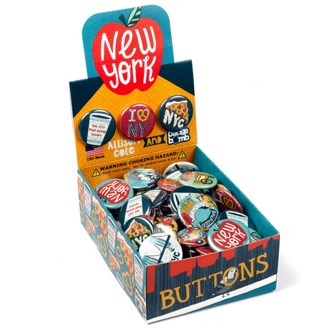 NYC New York Button Box