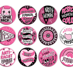 Feminist Button Box