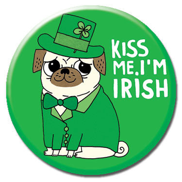 Kiss Me I'm Irish 1.25" Button