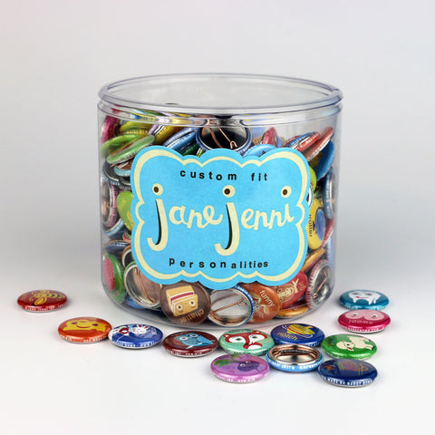 Jane Jenni Personality Buttons