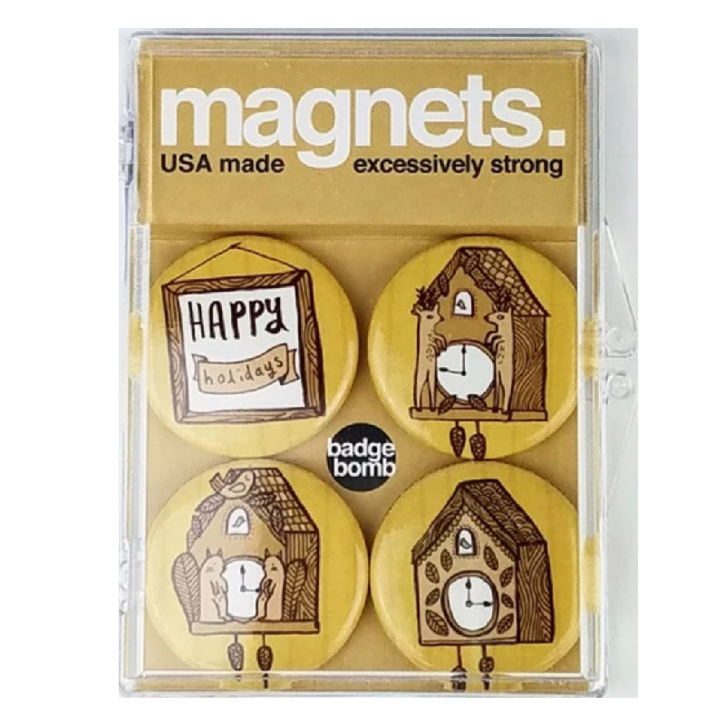 Holiday Clocks Magnet Pack