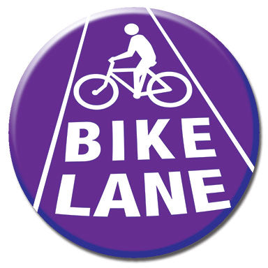 Bike Lane 1.25" Button