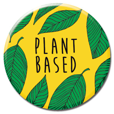 Plant Based 1.25" Button
