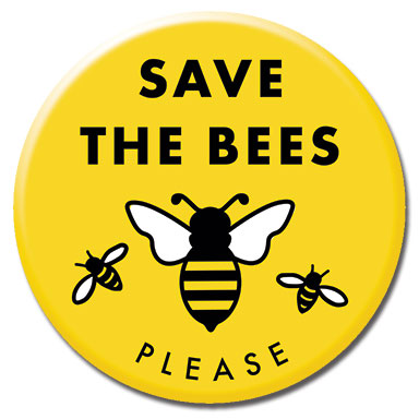 Save The Bees 1.25" Button