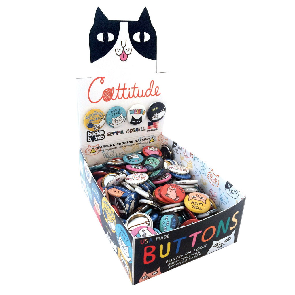 Cattitude Button Box